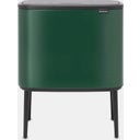 Bo Touch Bin 3x11 Litre with 3 Plastic Liners - Pine Green