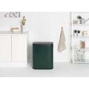 Bo Touch Bin 2 x 30 L with 2 Plastic Inserts - Pine Green