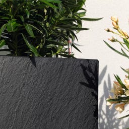 Lechuza CANTO Slatestone 40 high - dark grey