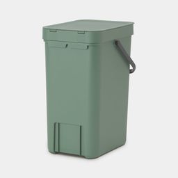 Brabantia Sort & Go 12 L Waste Bin - Fir Green