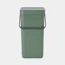 Brabantia Sort & Go - Pattumiera 16 L - Fir Green