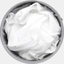 Košara za perilo 60 litrov s plastičnim pokrovom - White