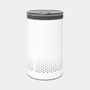 Brabantia Laundry Box with Plastic Lid - 60 Litres - White