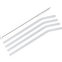 cilio Trinkhalme VETRO 4 Stk. , gebogen - 1 Set