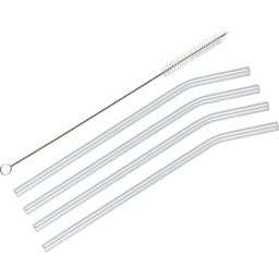 cilio Trinkhalme VETRO 4 Stk. , gebogen - 1 Set