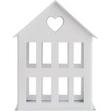 Eulenschnitt Maison en M&eacute;tal Blanche