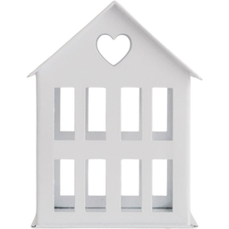 Eulenschnitt Wit Metalen Huisje - Mini (8 x 8 x 12 cm)