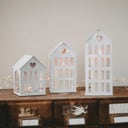 Eulenschnitt Cabaña de Metal - Blanco