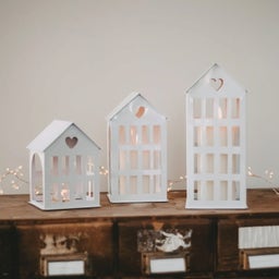 Eulenschnitt Cabaña de Metal - Blanco