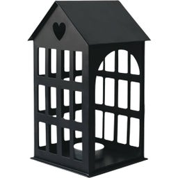 Eulenschnitt Maison en Métal Noire - 