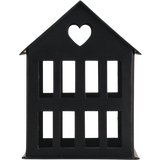 Eulenschnitt Maison en Métal Noire