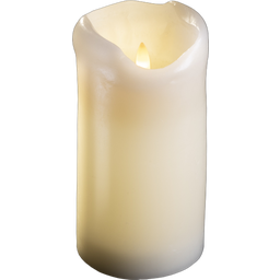 Sterntaler LED Stumpenkerze Echtwachs - 12,5 cm