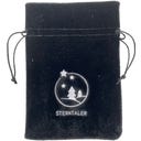 Samt- und Baumwollbeutel für Batteriefach - schwarz