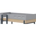 Flexa Popsicle Vordere 3/4 Absturzsicherung (für Bett mit Leiter) - blueberry