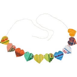 FAIR ZONE Wimpelkette Herzen - 1 Stk