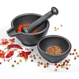 Zassenhaus Cast Iron Mortar, 3-piece set