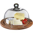 Zassenhaus Acacia Wood Glass Dome, Ø 25 cm