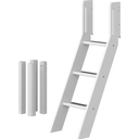 WHITE poševna lestev in noge za polvisoko posteljo - Bela
