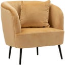 Mauro Ferretti Sessel senffarben mit Kissen - 1 Stk