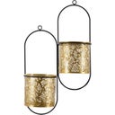 Doppel-Wandhalterung für Pflanztöpfe Hong - 1 Stk