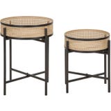 Mauro Ferretti Fuji Side Tables, 2-piece Set