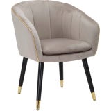 Mauro Ferretti Sessel Paris Grau/Gold