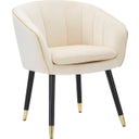 Mauro Ferretti Sessel Paris Creme/Gold - 1 Stk