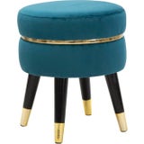 Mauro Ferretti Hocker Paris T&uuml;rkis/Gold