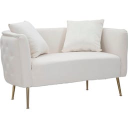 Mauro Ferretti Sessel Bucarest Creme 2-Sitzer - 1 Stk