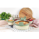 Lékué Runder Glaskorb für Heißluftfritteuse