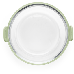 Lékué Runder Glaskorb für Heißluftfritteuse