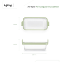 Lékué Rechteckige Glaskörbe