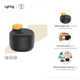 Lékué Dressing- und Soßenbehälter To Go