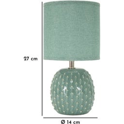 Mauro Ferretti Tischlampe Pontus Türkis - 1 Stk