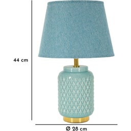 Mauro Ferretti Tischlampe türkis - 1 Stk