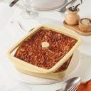 Rectangular Glass Casserole Dish with Glass Silicone Lid, 1.6 L - Vanilla
