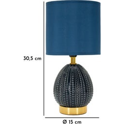 Mauro Ferretti Tischleuchte Flavi Blau - 1 Stk