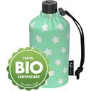 Bottiglia in Vetro - Stelle Verde Menta BIO - 0,4 L