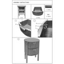 Mauro Ferretti Nachttisch Göteborg - 1 Stk