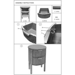 Mauro Ferretti Nachttisch Göteborg - 1 Stk