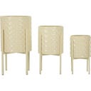 Pots de Fleurs Betsy sur Suppots, 3 Pièces - 1 kit