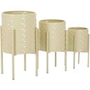 Mauro Ferretti Betsy Flower Pot Holder, 3-piece Set - 1 set