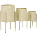 Mauro Ferretti Betsy Flower Pot Holder, 3-piece Set - 1 set