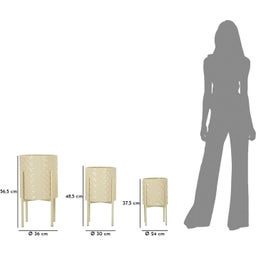 Mauro Ferretti Pflanztopfhalter Set Betsy, 3-teilig - 1 Set