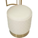 Schminktisch Kombination Sharon White mit Hocker - 1 Stk