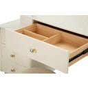 Schminktisch Kombination Sharon White mit Hocker - 1 Stk