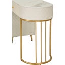 Schminktisch Kombination Sharon White mit Hocker - 1 Stk