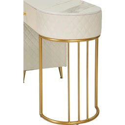 Schminktisch Kombination Sharon White mit Hocker - 1 Stk