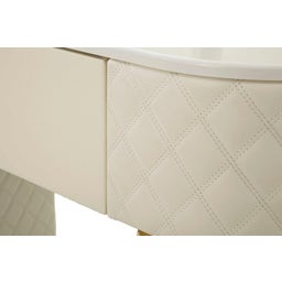 Schminktisch Kombination Sharon White mit Hocker - 1 Stk