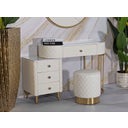 Schminktisch Kombination Sharon White mit Hocker - 1 Stk